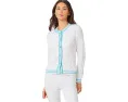 Кардиган с круглой горловиной Lilly Pulitzer Brockton в рубчик с полосками