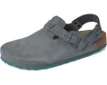 Клоги Birkenstock Tokio из замши с задним ремешком на пряжке