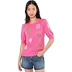 Cherry Blossom Pink Fleur Embroidery