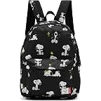 Snoopy And Woodstock Black