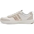 Snow White/Oatmeal/Gold Leather/Suede