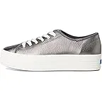 Gunmetal Metallic Leather