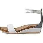 White Leather/Vintage Slate Leather/Silver Luster Leather
