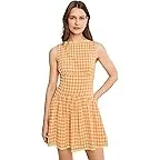 Bright Orange Gingham