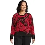 Black/Red Floral