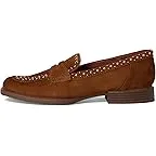 Dark Chestnut Brown Stud Suede