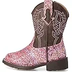 Pink Southwest Glitter Vamp/Brown Shaft