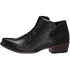 Black Faux Caiman Leather