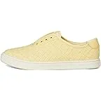 Pale Banana Woven Canvas/Leather/Ivory