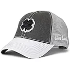 Black/Red Hat/Premium Vintage Washed Cotton 3d Black Clover