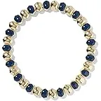 Gold Navy Enamel