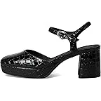 Black Croco Faux Leather