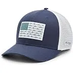 Nocturnal/White/Us Fish Flag