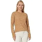 Honey Brown Painterly Stripe