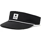 Black Visor/Multi-color Rope