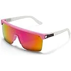 Matte Neon Pink Matte Translucent White/Happy Bronze Pink Mirror