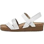 White Leather/Silver Rivets