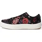 Black/Pink Floral Canvas
