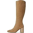 Honeyed Oak Suede Wide Calf