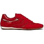 Red Suede Mesh