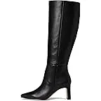 Black Leather Wide Calf