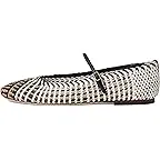 Navy/White/Beige Woven Leather