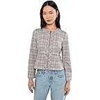 Grey/ Blush Plaid