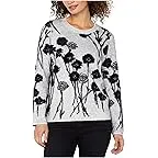 Light Grey Black Floral