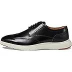 Black Smooth Leather/White Sole