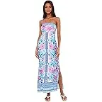 Starlight Navy In All Her Glory Engineered Knit Maxi