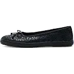 Black/Black Foil Snake Leather