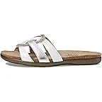 White Pearl Leather/Silver Leather/Gold Leather Combo