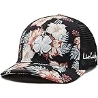 Black Tropical Hat/Black Mesh/White Clover