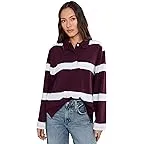 Oversized Rugby Stripe Dark Pom