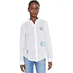 Resort White Throw Me A Line Embroidery