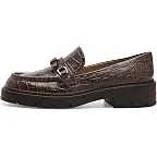 Fondue Fudge Croc Print Leather