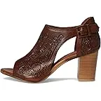 Tan Floral Tooled Leather