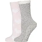 Pink With White Heart And Grey Heather