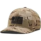 Tan Camo Hat/Black Flag