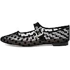 Black Polka Dot Mesh
