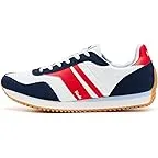 White/Navy/Keds Neon Red Nylon/Suede