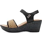 Soft Black Leather/Gold Brown Raffia