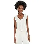 Cream Stripe Embroidery