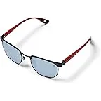 Matte Black on Black/Light Green Mirrored Silver