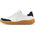 White/Navy Leather/Suede