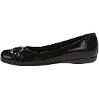 Black Patent Suede Lizard Leather