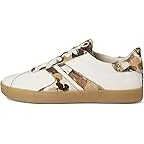 Warm White Leather/Brown Cow Print Leather