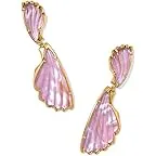 Vintage Gold Purple Iridescent Abalone Illusion
