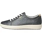 Silver Metallic Suede