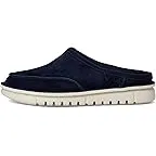 Navy Blazer Waxed Suede